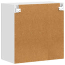 vidaXL konyhai fali szekrény üvegajtóval Porto Betonszürke betonszürke