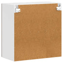 vidaXL Konyhai fali szekrény üvegajtóval "Porto" Füstölt tölgyfa