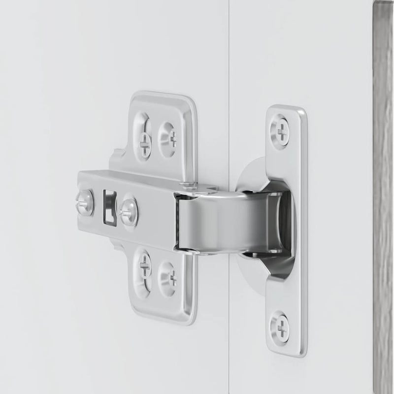 vidaXL Konyhai fali szekrény üvegajtóval "Porto" Szürke Sonoma