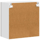 vidaXL Konyhai fali szekrény üvegajtóval "Porto" Barna tölgyfa