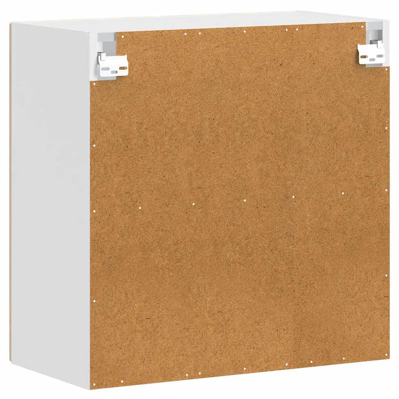 vidaXL konyhai fali szekrény üvegajtóval "Porto" Artisan Oak