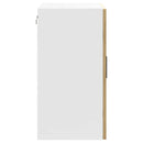 vidaXL konyhai fali szekrény üvegajtóval "Porto" Artisan Oak