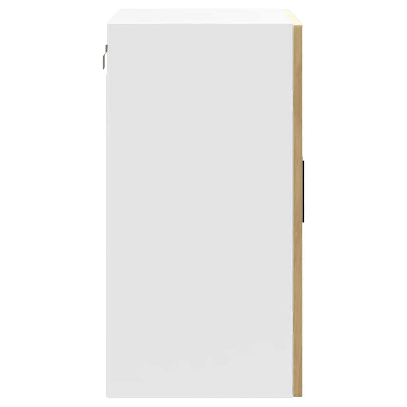 vidaXL konyhai fali szekrény üvegajtóval "Porto" Artisan Oak