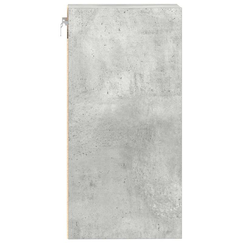vidaXL “Riga” betonszürke szerelt fa függő szekrény 20x29,5x60 cm