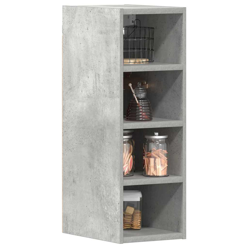 vidaXL “Riga” betonszürke szerelt fa függő szekrény 20x29,5x60 cm