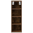 vidaXL “Riga” füstös tölgy színű szerelt fa függőszekrény