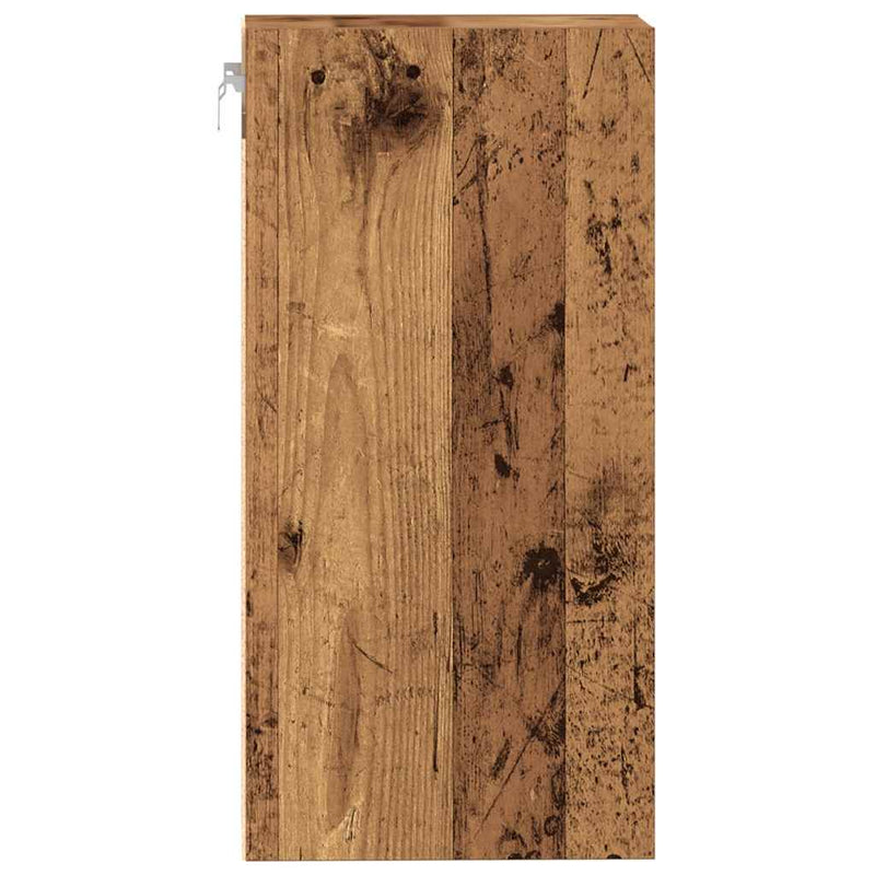 vidaXL “Riga” antik fa színű szerelt fa függőszekrény 20x29,5x60 cm