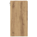 vidaXL “Riga” kézműves tölgy színű szerelt fa függőszekrény