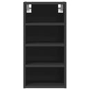 vidaXL “Riga” fekete forgácslap függő szekrény 30x29,5x60 cm