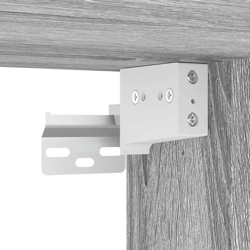 vidaXL “Riga” szürke sonoma színű szerelt fa függőszekrény