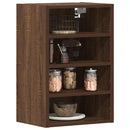 vidaXL “Riga” barna tölgy színű szerelt fa függőszekrény