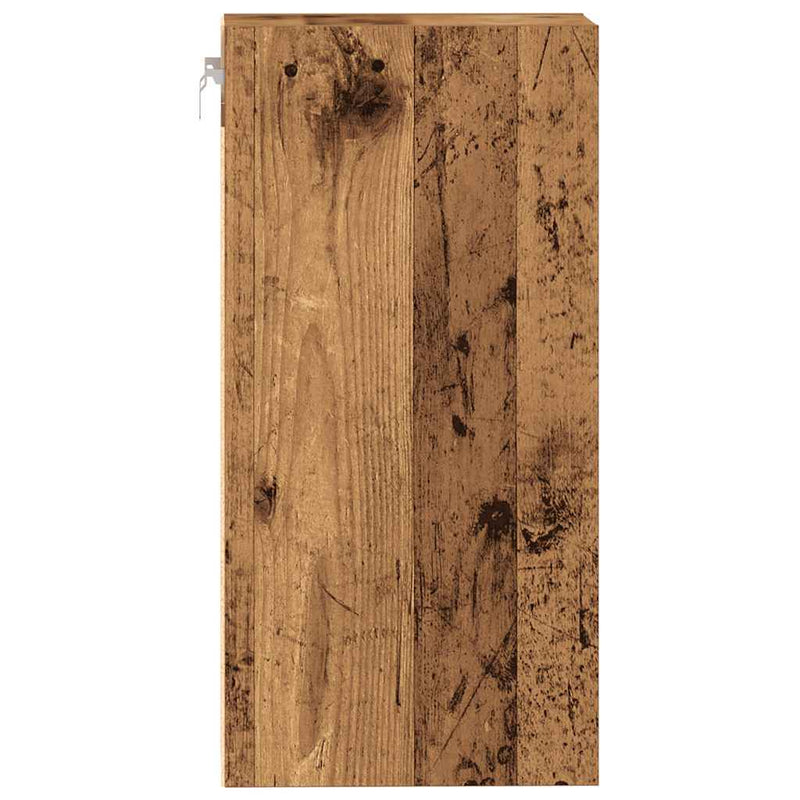vidaXL “Riga” antik fa színű szerelt fa függőszekrény 40x29,5x60 cm