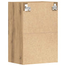 vidaXL “Riga” kézműves tölgy színű szerelt fa függőszekrény