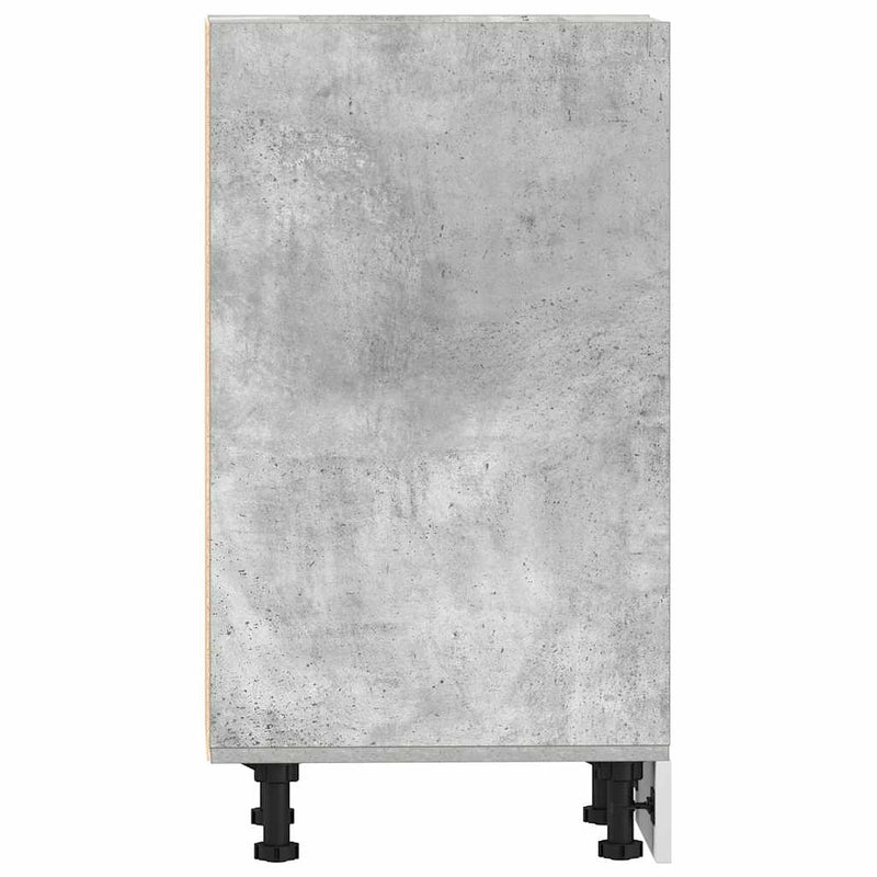vidaXL “Riga” betonszürke szerelt fa alsószekrény 20x44,5x81,5 cm