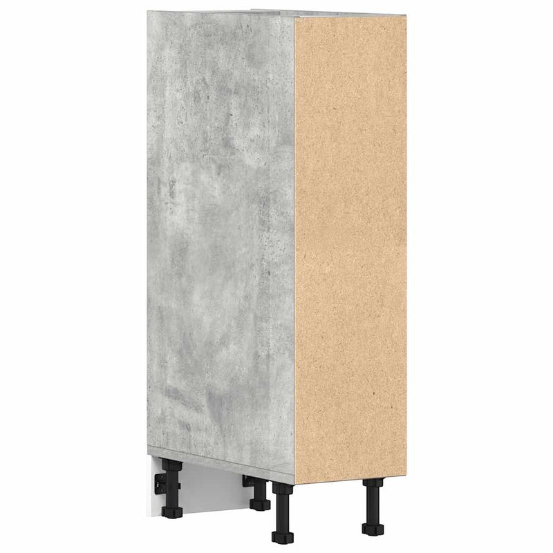 vidaXL “Riga” betonszürke szerelt fa alsószekrény 20x44,5x81,5 cm