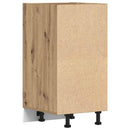 vidaXL “Riga” kézműves tölgy színű szerelt fa alsószekrény