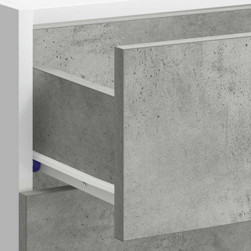 vidaXL “Lyon” Alsószekrény betonszürke Gépi forgácsolt fa