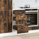 vidaXL “Lyon” alsó szekrény füstölt tölgy Gépi úton előállított fa