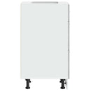 vidaXL “Lyon” Alsószekrény Szürke Sonoma Gépi úton előállított fa