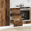 vidaXL “Lyon” Alsószekrény Régi fa 40x46x81,5 cm Gépelt fa