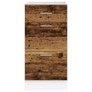 vidaXL “Lyon” Alsószekrény Régi fa 40x46x81,5 cm Gépelt fa