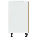 vidaXL “Lyon” alsó szekrény Artisan tölgy Gépi úton előállított fa