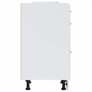 vidaXL konyhai alsószekrény "Porto" magasfényű fehér, rétegelt fa