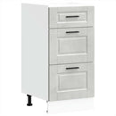 vidaXL Porto betonszürke szerelt fa konyhai alapszekrény