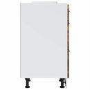 vidaXL Porto füstös tölgy színű szerelt fa konyhai alapszekrény