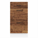 vidaXL Porto antik fa színű szerelt fa konyhai alapszekrény