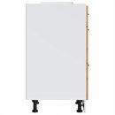 vidaXL Porto kézműves tölgy színű szerelt fa konyhai alapszekrény