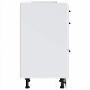 vidaXL Konyhai alsó szekrény Lucca fehér szerelt fa