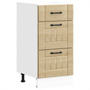 vidaXL Konyhai alsó szekrény Lucca sonoma tölgy szerelt fa