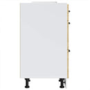 vidaXL Konyhai alsó szekrény Lucca sonoma tölgy szerelt fa