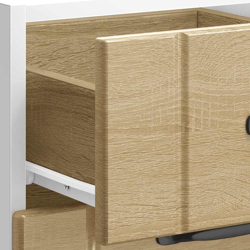 vidaXL Konyhai alsó szekrény Lucca sonoma tölgy szerelt fa