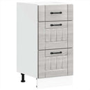 vidaXL Konyhai alsó szekrény Lucca szürke sonoma szerelt fa