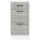 vidaXL Konyhai alsó szekrény Lucca szürke sonoma szerelt fa