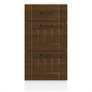 vidaXL Konyhai alsó szekrény Lucca barna tölgy szerelt fa