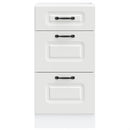 vidaXL Konyhai alsó szekrény Kalmar fehér műfa