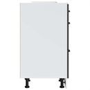 vidaXL fekete, műfa konyhaszekrény „Kalmar”