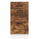 vidaXL Konyhai alapszekrény Kalmar füstölt tölgy műfa