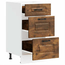 vidaXL Konyhai alapszekrény Kalmar füstölt tölgy műfa