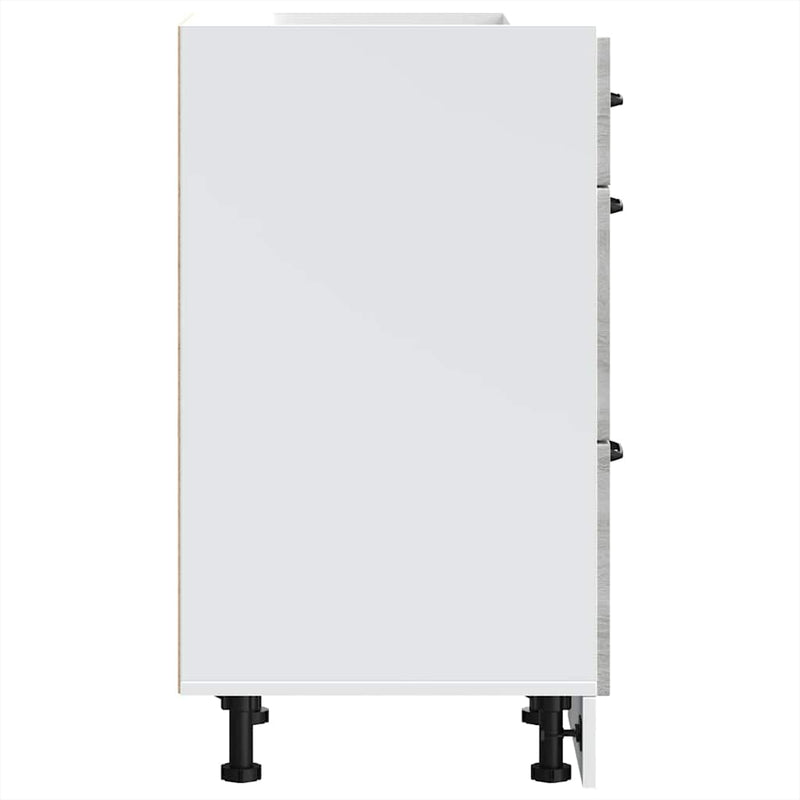 vidaXL konyhai alapszekrény Kalmar szürke sonoma szekrény