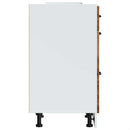 vidaXL konyhai alapszekrény Kalmar régi fából készült fűrészáru