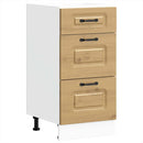 vidaXL Konyhai alapszekrény Kalmar kézműves tölgy műszaki fa