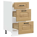 vidaXL Konyhai alapszekrény Kalmar kézműves tölgy műszaki fa