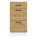 vidaXL Konyhai alapszekrény Kalmar kézműves tölgy műszaki fa