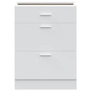 vidaXL “Lyon” konyhai alapszekrény fehér színezett fa