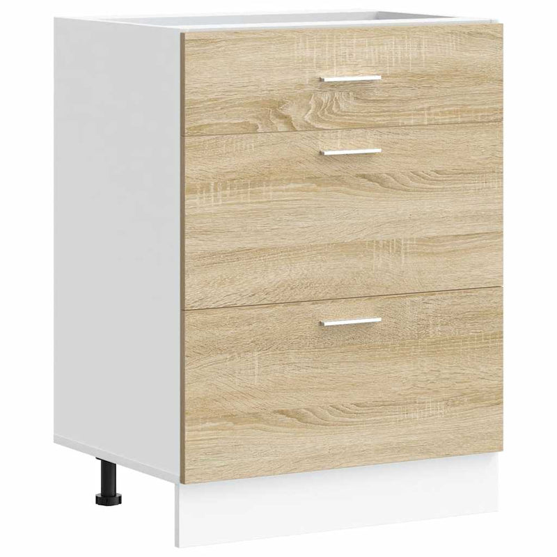 vidaXL “Lyon” konyhai alapszekrény Sonoma Oak Engineered Wood