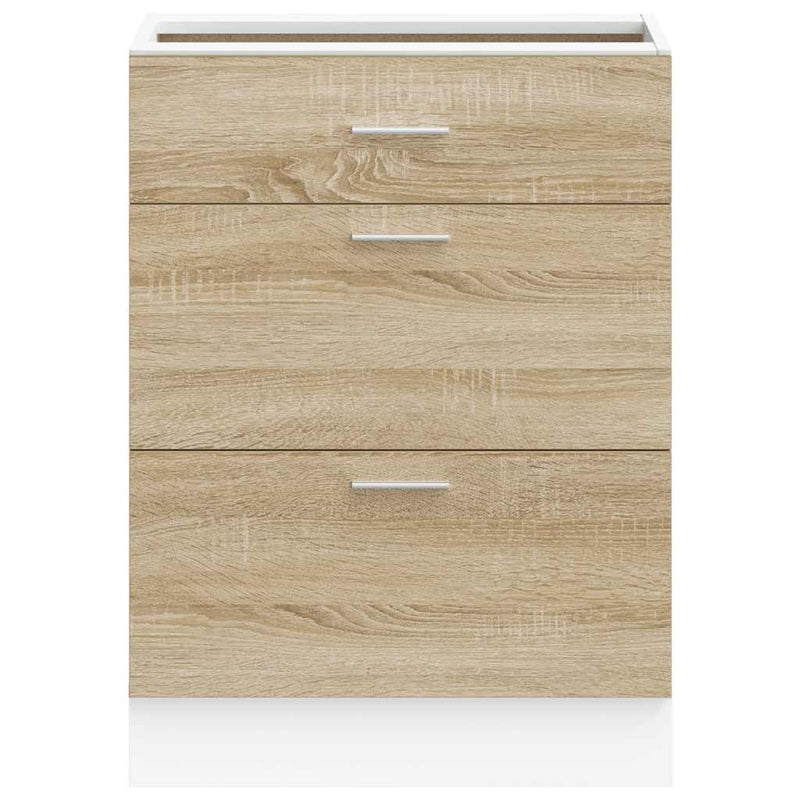vidaXL “Lyon” konyhai alapszekrény Sonoma Oak Engineered Wood